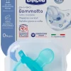 Chicco Gommotto Silicone bambino azzurro 6-12 mesi 1 pezzo