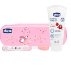 Chicco Set Primi Dentini Rosa Fluoro