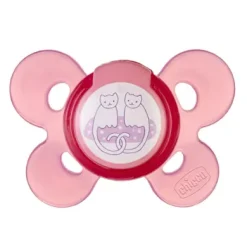 CHICCO SUCCHIOTTO SILICONE ROSA 4+ 1PZ