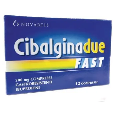 Cibalgina Due Fast contro dolori 12 compresse 200 mg