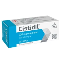 Cistidil per dermatiti e psoriasi 30 compresse 500 mg