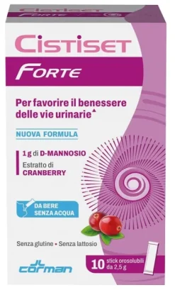Cistiset Forte Integratore Alimentare 10 stick