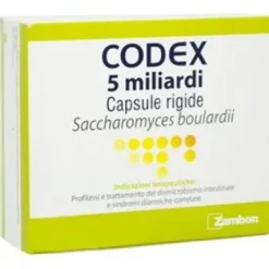 Codex contro diarrea 30 capsule 5 miliardi 250mg