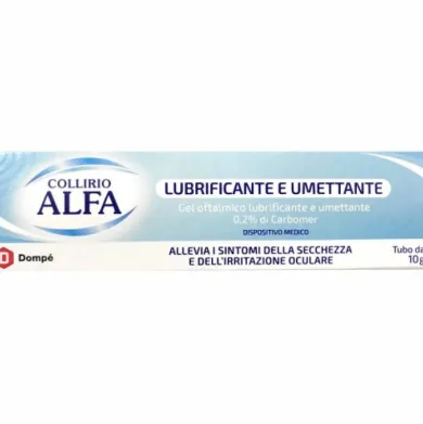 Collirio Alfa Gel Lubrificante per occhi tubo da 10 g