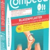Compeed Cerotti per vesciche formato misto 10 pezzi