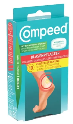Compeed Cerotti vesciche Extreme taglia M 10 pezzi