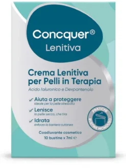 Concquer Crema Lenitiva per Pelle confezione da 10 bustine