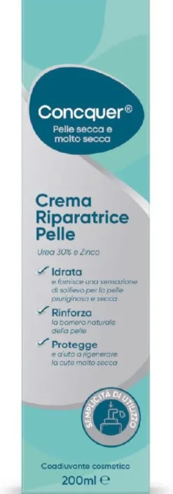 Concquer Crema Riparatrice Pelle flacone da 200 ml