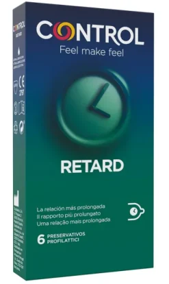 Control Retard Preservativi in lattice 6 pezzi