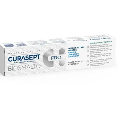 Curasept Biosmalto Mousse Menta dentifricio 50 ml