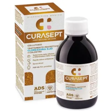 Curasept Collutorio per l'igiene bocca 0.20 ADS+Colostro 200 ml