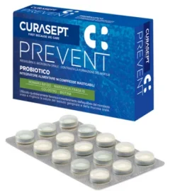 Curasept Prevent Probiotico prevenzione impianti 14 compresse