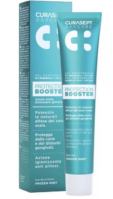 Curasept Protection Booster Dentifricio Frozen Mint 75 Ml