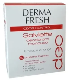 DERMA FRESH ODOR CONTROL 10 SALVIETTE