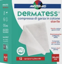 Dermatess Cotone Garza 36x40 cm 12 pezzi