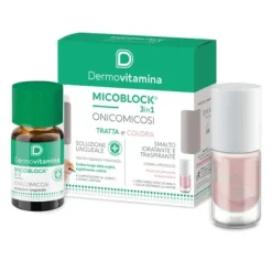 Dermovitamina Onicomicosi Tratta e Colora flacone e smalto