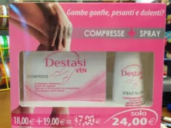 DESTASI VEN DOUBLE PACK SPRAY+COMPRESSE