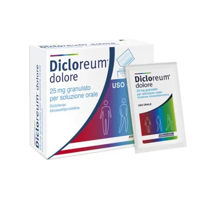 DICLOREUM DOLORE GRANULATO 20 BUSTINE 25 MG