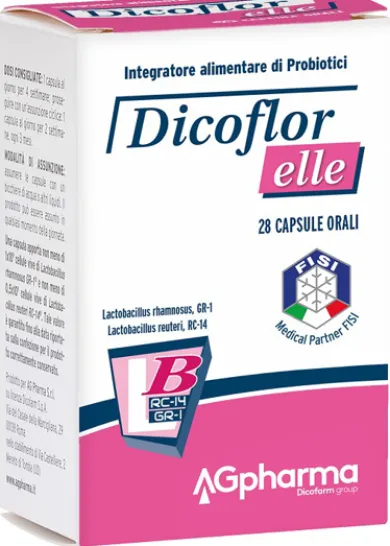 Dicoflor Elle Integratore Alimentare di probiotici 28 capsule