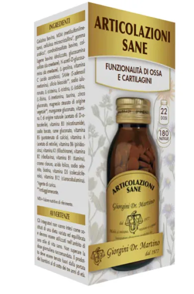 DR. GIORGINI ARTICOLAZIONI SANE INTEGRATORE ALIMENTARE FLACONE D
