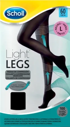Dr. Scholl Light Legs 60 Denari Taglia L colore nero 1 paio
