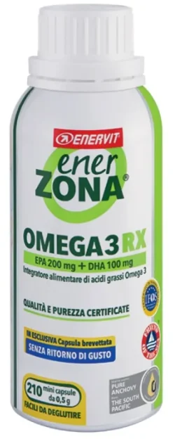 EnerZona Omega 3 RX 210 Capsule 0,5g Integratore di Alta Qualità