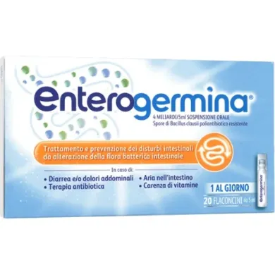 Enterogermina 10 Flaconcini 4 Miliardi fermenti lattici 5ml