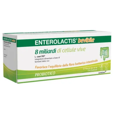 Enterolactis Integratore Alimentare fermenti lattici 12 flaconi