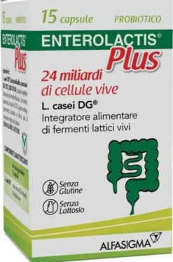 Enterolactis Plus fermenti lattici vivi 15 capsule