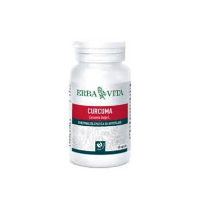 Erba Vita Curcuma Integratore Alimentare flacone da 60 capsule