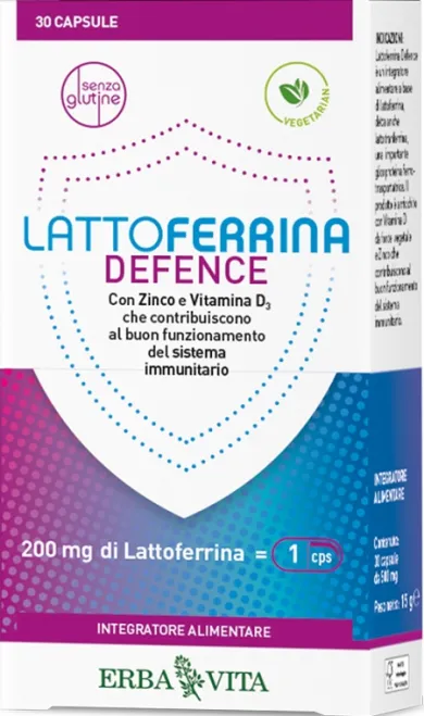 Erba Vita Lattoferrina Defence Integratore 30 capsule