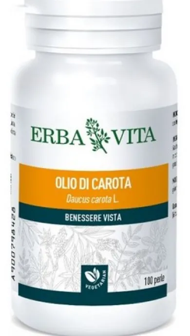 Erba Vita Olio Di Carota 100 Perle