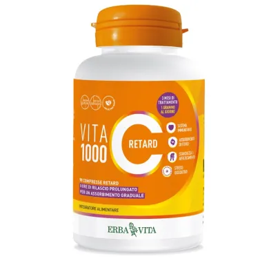 Erba Vita Vita C 1000 Retard Integratore 90 compresse