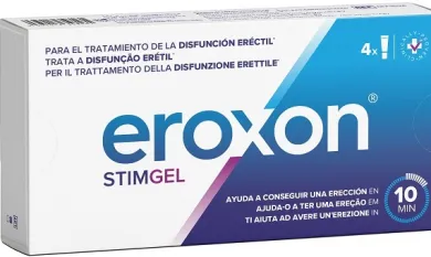 Eroxon Stimgel aiuto per erezione in gel 4 tubetti 0,3 ml