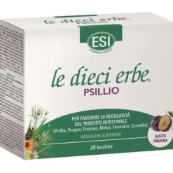 Esi Le Dieci Erbe Psillio Integratore Alimentare 20 bustine
