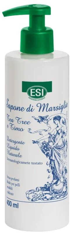 Esi Sapone di Marsiglia Tea Tree e Timo 400 ml