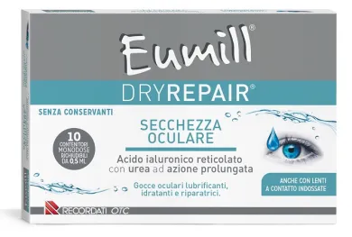 Eumill Dryrepair Gocce Oculari secchezza oculare 10 flaconi