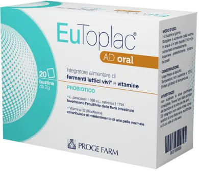 Eutoplac AD Integratore Alimentare Orale 20 Buste