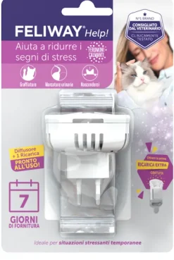 Feliway Help Diffusore + Ricarica per stress gatto