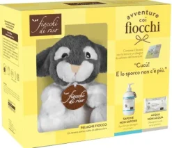Fiocchi di Riso Avventure Detersione Cofanetto con Peluche