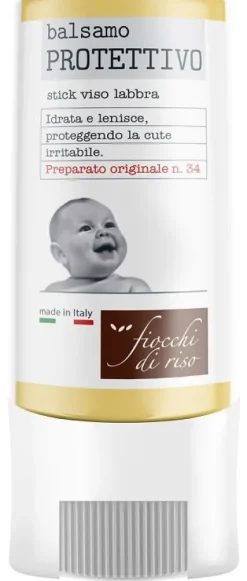 Fiocchi di Riso Balsamo Protettivo Labbra e viso stick da 9 ml