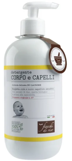 Fiocchi di Riso Detergente corpo e capelli camomilla 400 ml