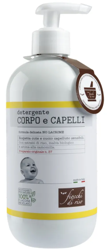 Fiocchi di Riso Detergente corpo e capelli camomilla 400 ml