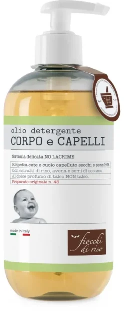 Fiocchi di Riso Detergente Corpo e Capelli 500 ml