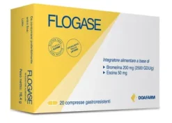 Flogase Integratore Alimentare bromelina 20 compresse