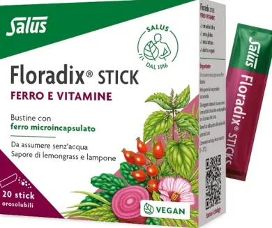Floradix 20 stick monodose Integratore ALimentare