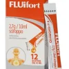 Fluifort Sciroppo fluidificante per la tosse grassa 12 bustine