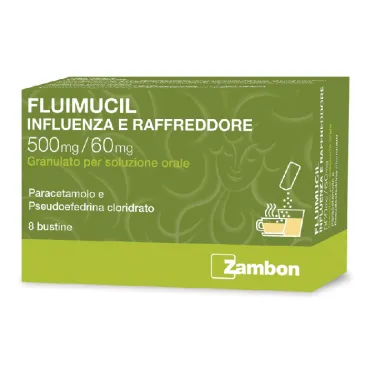 Fluimucil Influenza Raffreddore 8 bustine