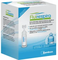 Fluirespira Soluzione Fisiologica sterile per muco 30 flaconi