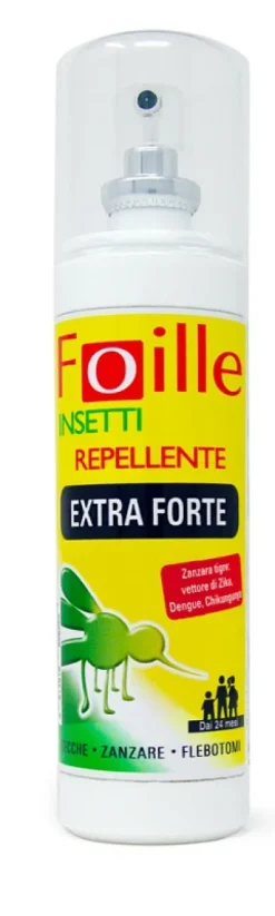 Foille Insetti Repellente Extra Forte flacone da 100 ml
